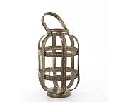 Vintage σιδερένιο φανάρι σχ.οβάλ 32,5cm HT422