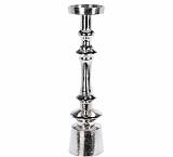 Επινικελωμένο κηροπήγιο αλουμινίου, 37cm HM756