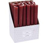 Κερί Βιέννης 20cm,σε display box 24τεμ. Κόκκινο χρ.  CA251