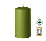 Κερί κορμός λαδί ματ,7x14cm WL216