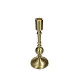 Λεπτό κηροπήγιο αλουμινίου μπρονζέ, 9x23.5cm XET-9157