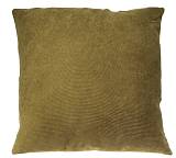 Μαξιλάρι βελουτέ ριγέ 45x45cm, λαδί χρ. HE309