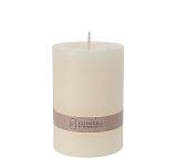 Κερί κορμός 7x10cm, ρουστίκ, λευκό CA335