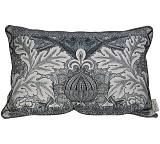 Μαξιλάρι vintage με κέντημα γκρι,40x60cm KAL-0492