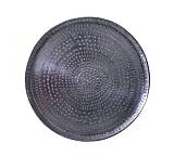 Σφυρήλατη πιατέλα αλουμινίου, μολυβί ,38cm KS131