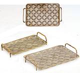 Σετ/2 δίσκοι σερβίς σχ.πάπυρος 41,5/48cm HT626