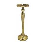 Κηροπήγιο από χυτό αλουμίνιο χρυσό χρ.,42cm IN217