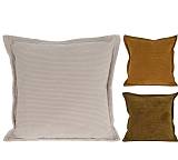 Μαξιλάρι βελούδο με ρέλι σε 3 χρμ.,45x45cm HE367