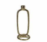 Κηροπήγιο αλουμινίου σχ.οβάλ 24cm HE388