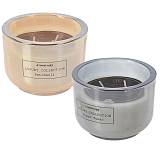 Κερί αρωματικό σε γυάλινο δοχείο (2χρ.) 10x11cm CA370