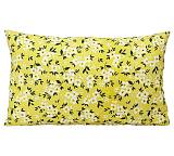 Μαξιλάρι cotton σχ.φλοραλ κίτρινο 50x30cm HE441