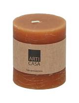 Κερί κορμός πορτοκαλί Φ7 Η8cm