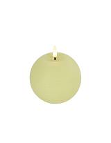 Κερί μπάλα led εκρού 10Χ11cm