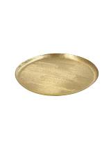 Πιατέλα στρογγ.μεταλλική χρυσή Φ35Η2CM