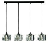 Φωτιστικό Πολύφωτο 4φ Μέταλλο/Κρύσταλλο Ε27