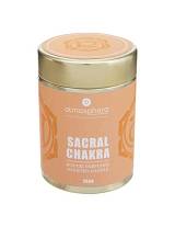 Ποτήρι με καπάκι μεταλ.με αρωμ.κερί orange chakra 200gr /7,5x10,6 cm