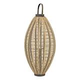 ΜΕΤΑΛΛΙΚΟ ΦΑΝΑΡΙ Fylliana FL87 ΜΑΥΡΟ-ΜΠΕΖ ΧΡΩΜΑ 38x80εκ