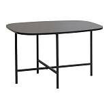 ΜΕΤΑΛΛΙΚΟ ΤΡΑΠΕΖΑΚΙ ΣΑΛΟΝΙΟΥ Fylliana FL2328 ΜΑΥΡΟ ΧΡΩΜΑ 120x60x40εκ