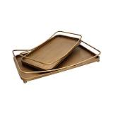 ΣΕΤ 2 ΜΕΤΑΛΛΙΚΟΙ ΔΙΣΚΟΙ Fylliana FL226 ΜΠΡΟΝΖΕ ΧΡΩΜΑ 45x7x25εκ