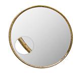 Καθρεπτης με αναγλυφη μεταλ/κη κορνιζα, 77cm MI154