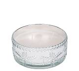 Αρωματικό κερί σχ.τουρτα σε ασημί γυάλα δ.15cm CA437