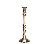Κηροπήγιο αλουμινίο χρυσό χρ.,31cm HE598