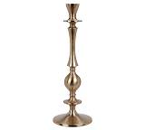 Κηροπήγιο αλουμινίο χρυσό χρ.,35,5cm HE600