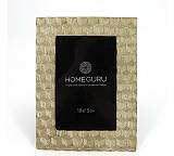 Φωτο/θήκη polyresin 3D χρυσή κορνίζα 10x15cm KO212