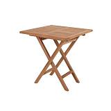 ΑΝΑΔΙΠΛΟΥΜΕΝΟ ΤΕΤΡΑΓΩΝΟ ΤΡΑΠΕΖΙ ΚΗΠΟΥ Fylliana Winston ΜΑΣΙΦ ΞΥΛΟ ΤΕΑΚ ΦΥΣΙΚΟ ΧΡΩΜΑ 70x70x75εκ