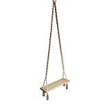 ΚΡΕΜΑΣΤΗ ΚΟΥΝΙΑ Fylliana FL620 ΜΕ ΞΥΛΙΝΟ ΚΑΘΙΣΜΑ ΧΡΩΜΑ ΜΠΕΖ 55x20x2εκ