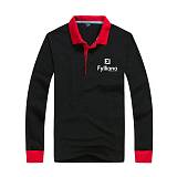 ΜΠΛΟΥΖΑ ΠΟΛΟ ΜΑΚΡΥΜΑΝΙΚΗ FYLLIANA UNISEX ΜΑΥΡΟ ΧΡΩΜΑ LARGE ΜΕΓΕΘΟΣ