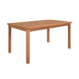 ΞΥΛΙΝΟ ΤΡΑΠΕΖΙ ΚΗΠΟΥ Fylliana Bali ΜΑΣΙΦ ΞΥΛΟ ΤΕΑΚ ΦΥΣΙΚΟ ΧΡΩΜΑ 150x90x75εκ