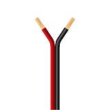 ΚΑΛΩΔΙΑ ΗΧΕΙΩΝ ΜΑΥΡΟ-ΚΟΚΚΙΝΟ 2Χ4mm