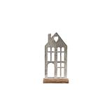 ΔΙΑΚΟΣΜΗΤΙΚΟ ΑΛΟΥΜΙΝΙΟΥ Fylliana Home 786 ΜΕ ΞΥΛΙΝΗ ΒΑΣΗ ΑΣΗΜΙ ΧΡΩΜΑ 18x5x35εκ