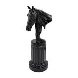 ΕΠΙΤΡΑΠΕΖΙΑ ΔΙΑΚΟΣΜΗΤΙΚΗ ΦΙΓΟΥΡΑ Fylliana FL389 "ΑΛΟΓΟ" ΜΑΥΡΟ ΧΡΩΜΑ 22x17x50εκ