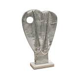 ΕΠΙΤΡΑΠΕΖΙΟ ΔΙΑΚΟΣΜΗΤΙΚΟ ΔΙΠΛΟ ΠΡΟΣΩΠΟ Fylliana FL24531 ΑΣΗΜΙ ΧΡΩΜΑ 23x27εκ