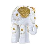 ΕΠΙΤΡΑΠΕΖΙΟ ΔΙΑΚΟΣΜΗΤΙΚΟ ΕΛΕΦΑΝΤΑΣ Fylliana FL405 ΧΡΥΣΟ-ΛΕΥΚΟ ΑΝΤΙΚΕ ΧΡΩΜΑ 12x7x14εκ