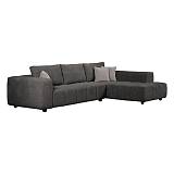 ΚΑΝΑΠΕΣ ΔΕΞΙΑ ΓΩΝΙΑ Fylliana Orion ΓΚΡΙ ΓΡΑΦΙΤΗΣ ΧΡΩΜΑ 300x200x70εκ