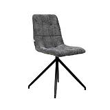 ΚΑΡΕΚΛΑ ΤΡΑΠΕΖΑΡΙΑΣ Fylliana 20Α ΓΚΡΙ ΧΡΩΜΑ ΥΦΑΣΜΑΤΟΣ ΜΕ ΜΕΤΑΛΛΙΚΟ ΣΚΕΛΕΤΟ 46x54x88εκ