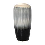 ΚΕΡΑΜΙΚΟ ΒΑΖΟ ΔΑΠΕΔΟΥ Fylliana FL5026 ΜΑΥΡΟ-ΛΕΥΚΟ-ΜΠΛΕ ΧΡΩΜΑ 26x50εκ