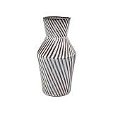 ΚΕΡΑΜΙΚΟ ΒΑΖΟ Fylliana FL258 ΛΕΥΚΟ-ΓΚΡΙ ΧΡΩΜΑ 16x32εκ