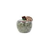 ΚΕΡΑΜΙΚΟ ΔΙΑΚΟΣΜΗΤΙΚΟ Fylliana Apple ΠΡΑΣΙΝΟ-ΚΑΦΕ ΧΡΩΜΑ 10x10εκ