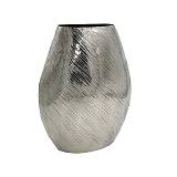 ΜΕΤΑΛΛΙΚΟ ΔΙΑΚΟΣΜΗΤΙΚΟ ΒΑΖΟ Fylliana FL7803 ΑΣΗΜΙ ΧΡΩΜΑ 25x13x31εκ