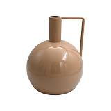 ΜΕΤΑΛΛΙΚΟ ΕΠΙΤΡΑΠΕΖΙΟ ΔΙΑΚΟΣΜΗΤΙΚΟ ΒΑΖΟ Fylliana FL2052 ΜΠΕΖ-ΛΕΥΚΟ ΧΡΩΜΑ 31x37εκ