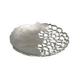 ΜΕΤΑΛΛΙΚΟΣ ΔΙΑΚΟΣΜΗΤΙΚΟΣ ΔΙΣΚΟΣ Fylliana FL8847 ΑΣΗΜΙ ΧΡΩΜΑ 33x33x5εκ