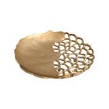 ΜΕΤΑΛΛΙΚΟΣ ΔΙΑΚΟΣΜΗΤΙΚΟΣ ΔΙΣΚΟΣ Fylliana FL8847 ΧΡΥΣΟ ΧΡΩΜΑ 33x33x5εκ