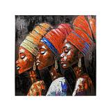 ΠΙΝΑΚΑΣ ΣΕ ΚΑΜΒΑ ΜΕ ΕΚΤΥΠΩΣΗ Fylliana FL246005 ΜΑΥΡΟ-ΚΑΦΕ-ΚΟΚΚΙΝΟ-ΚΙΤΡΙΝΟ 80x3x80εκ