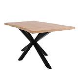 ΤΡΑΠΕΖΙ ΤΡΑΠΕΖΑΡΙΑΣ Fylliana 23C ΦΥΣΙΚΟ ΟΑΚ ΧΡΩΜΑ 180x90x75εκ