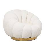 ΥΦΑΣΜΑΤΙΝΗ ΠΟΛΥΘΡΟΝΑ Fylliana Delori ΚΡΕΜ ΥΦΑΣΜΑ 98x97x69εκ