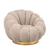 ΥΦΑΣΜΑΤΙΝΗ ΠΟΛΥΘΡΟΝΑ Fylliana Delori ΜΠΕΖ ΥΦΑΣΜΑ 98x97x69εκ